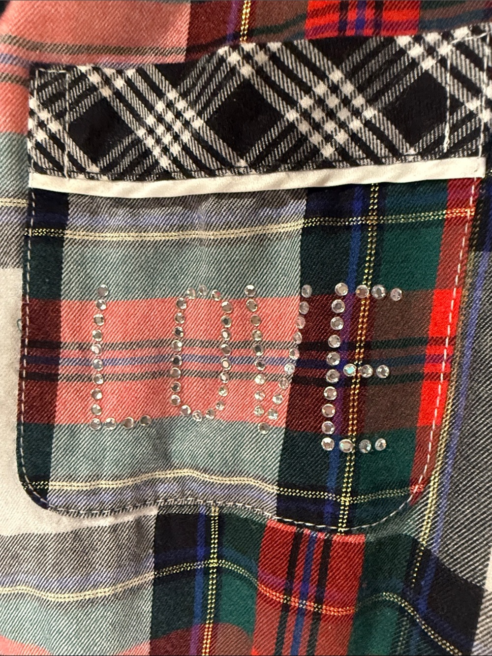Victoria’s Secret - Plaid Short Pajama Romper - size Medium - Picture 3 of 6